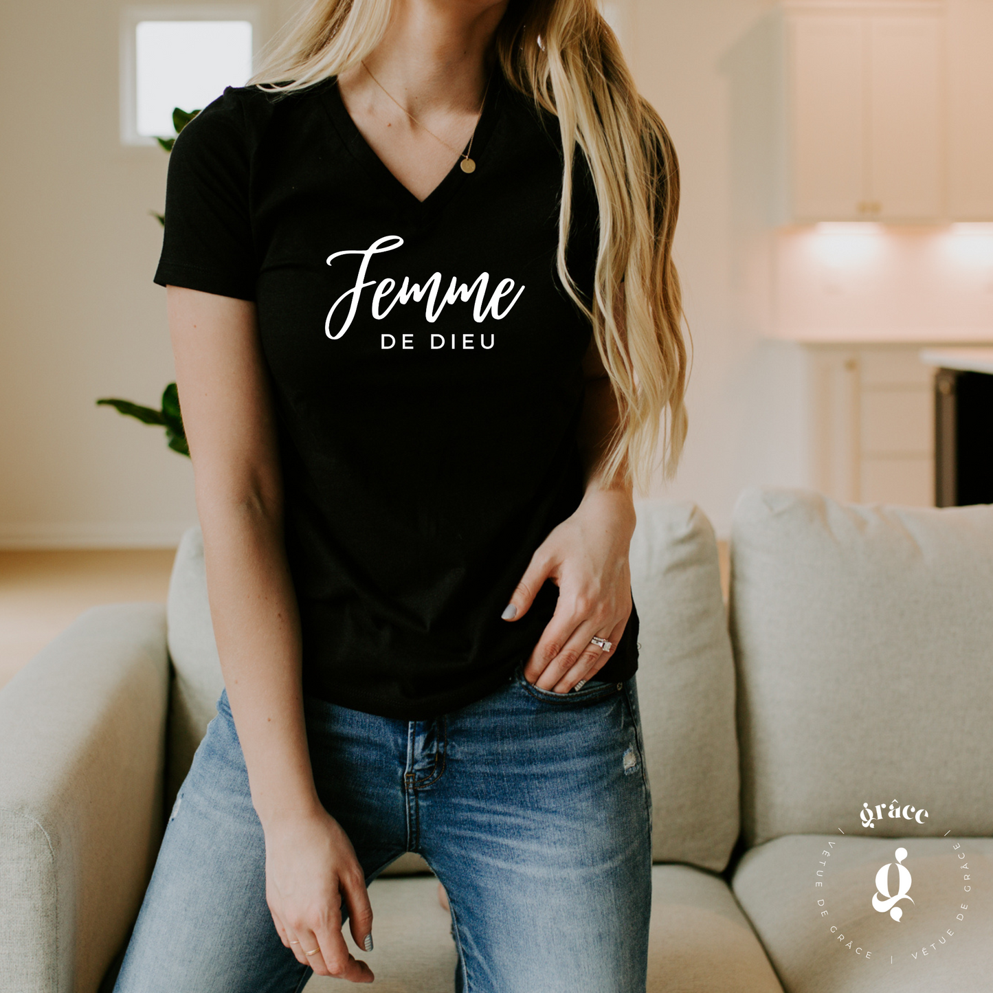 T-shirt Femme de Dieu
