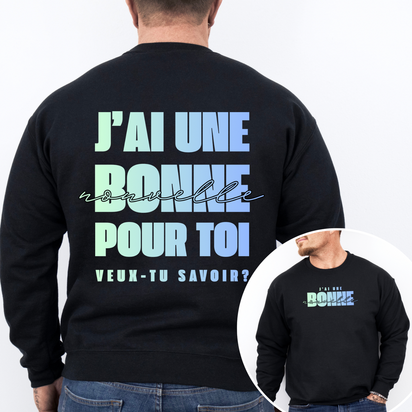 Unisex sweater GOOD NEWS