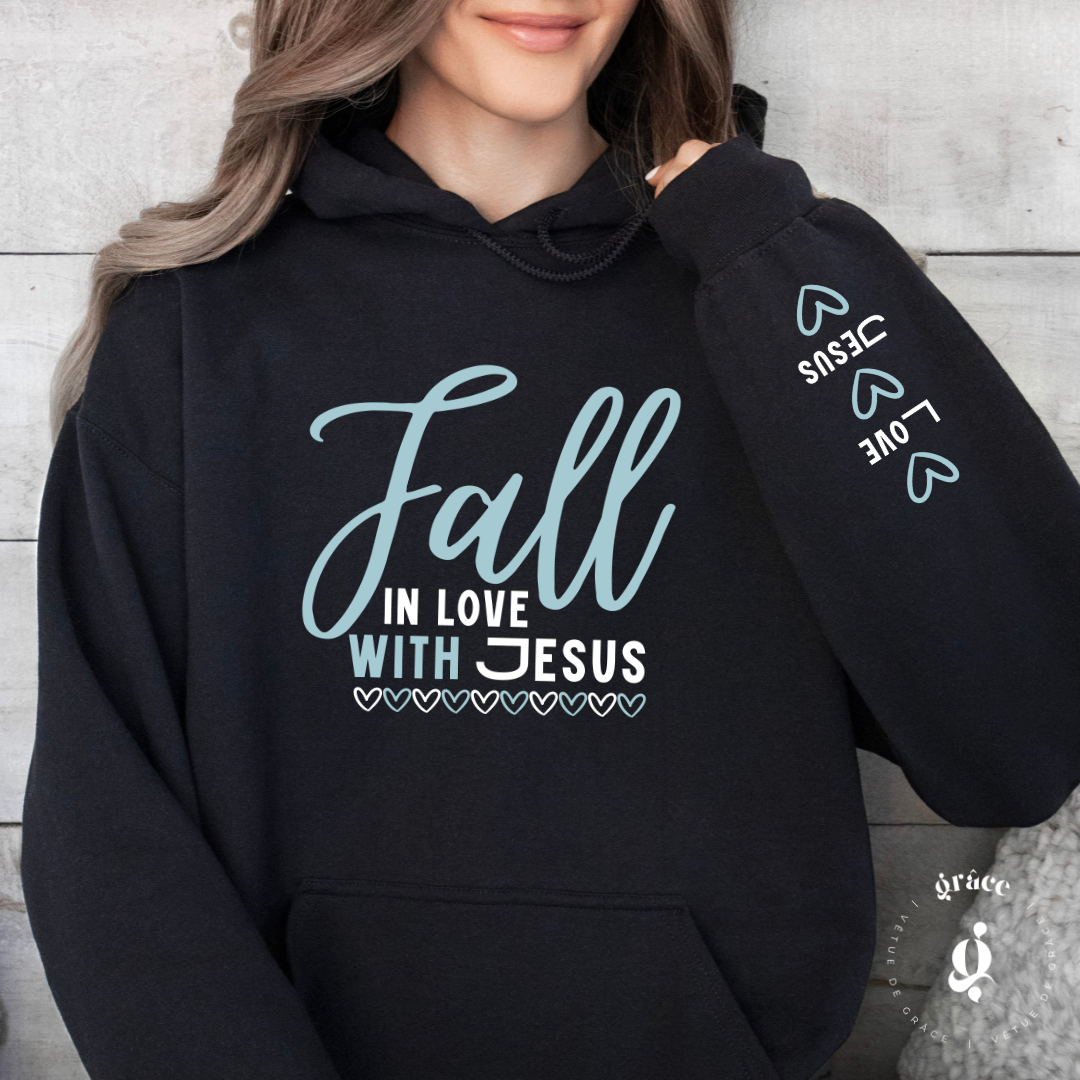 “Fall” in love with Jesus Sweater + Free T-shirt (LIMITED EDITION)