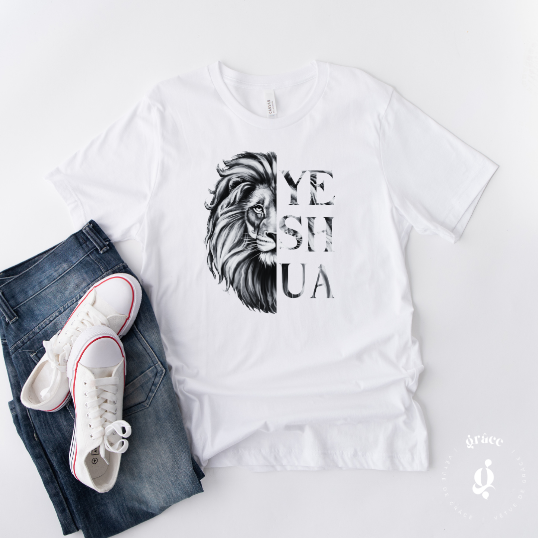 YESHUA black & white t-shirt