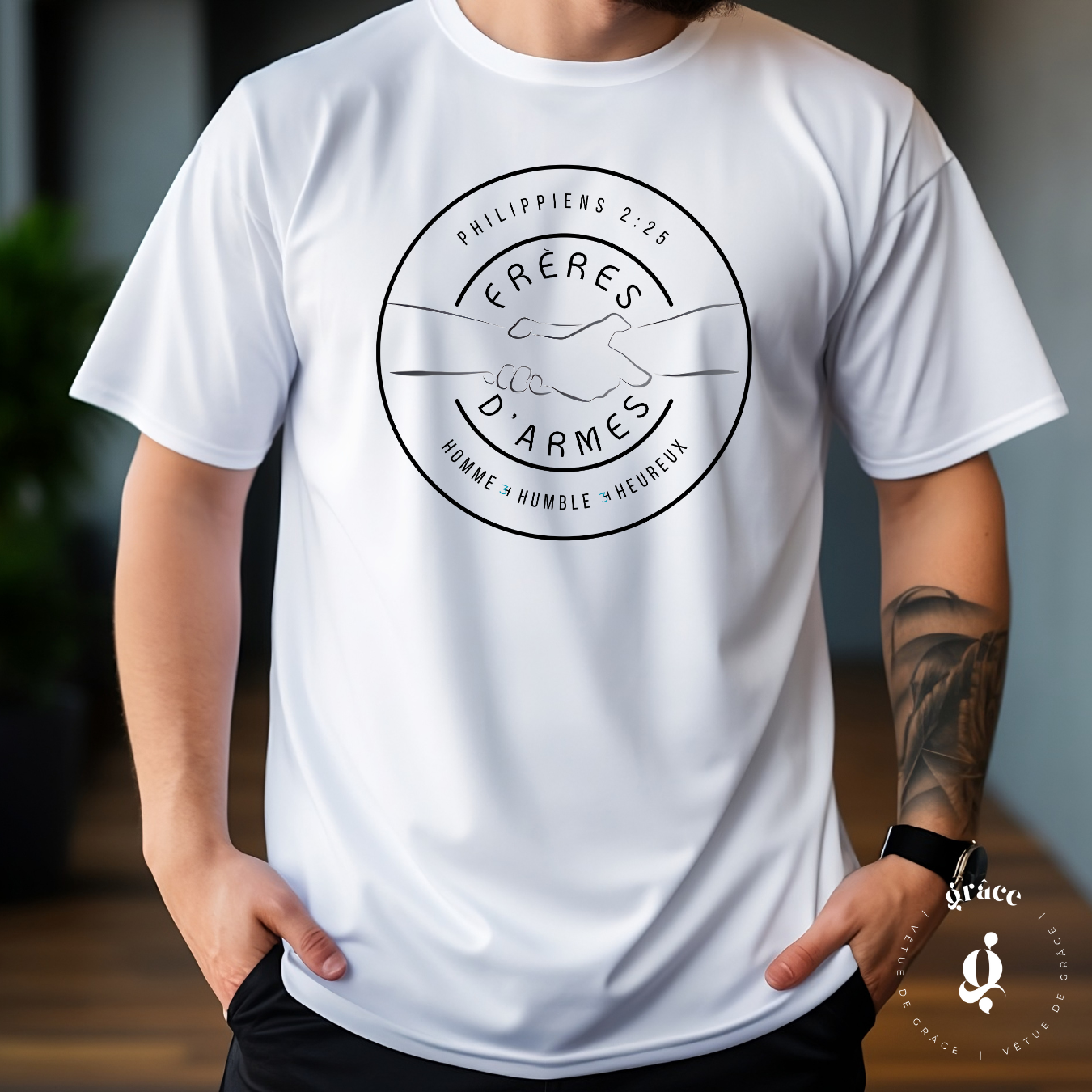 T-shirt pour frères d'armes (MDH 3H)