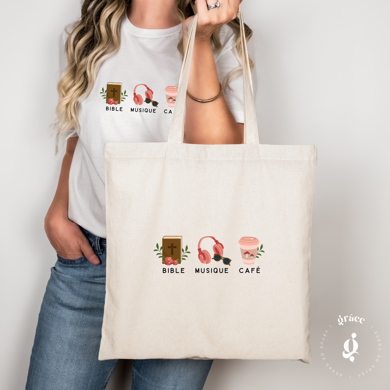 Bag The essentials (BIBLE-MUSIC-COFFEE)