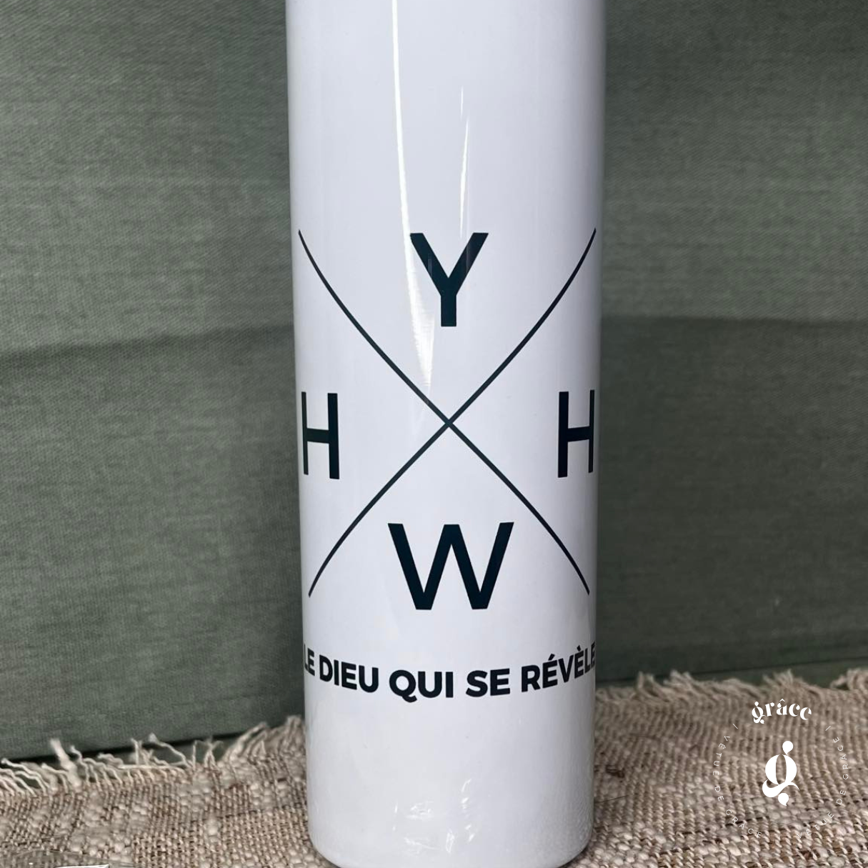Conjunto YAHWEH (vaso + posavasos)