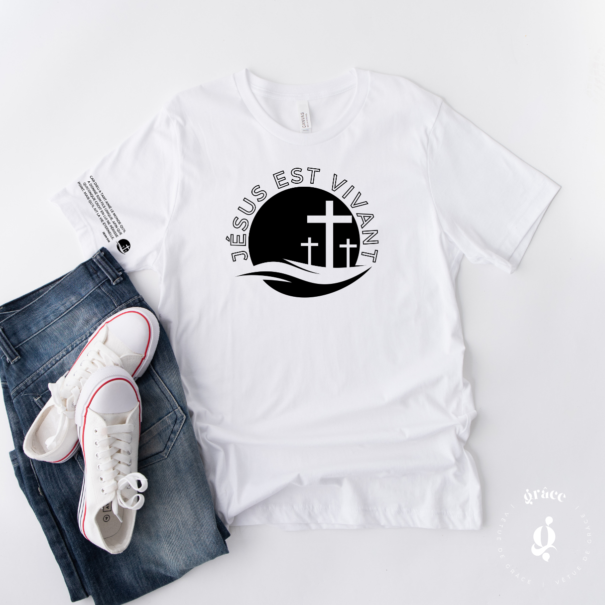 Camiseta Jesús está vivo.
