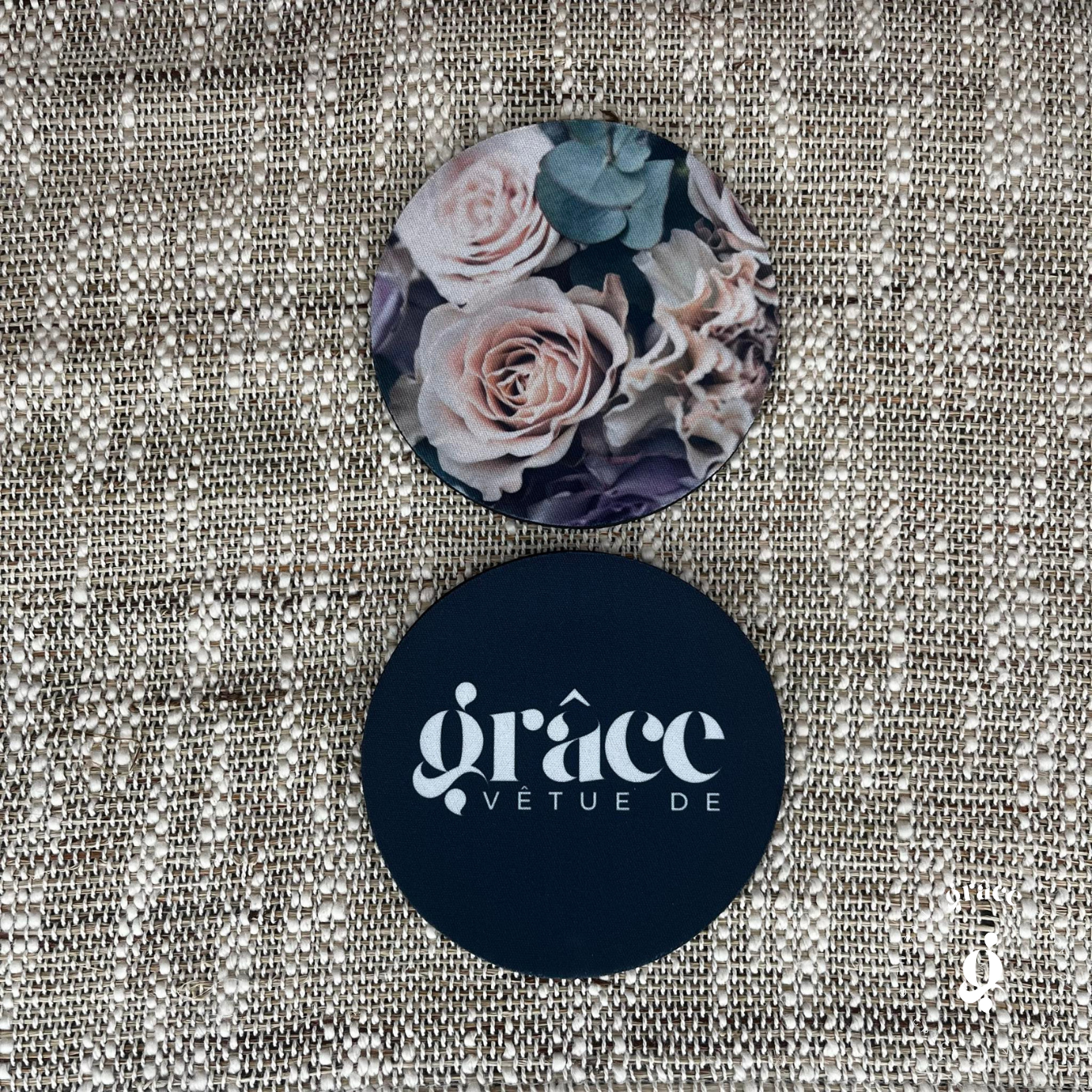Posavasos | Vestida de gracia