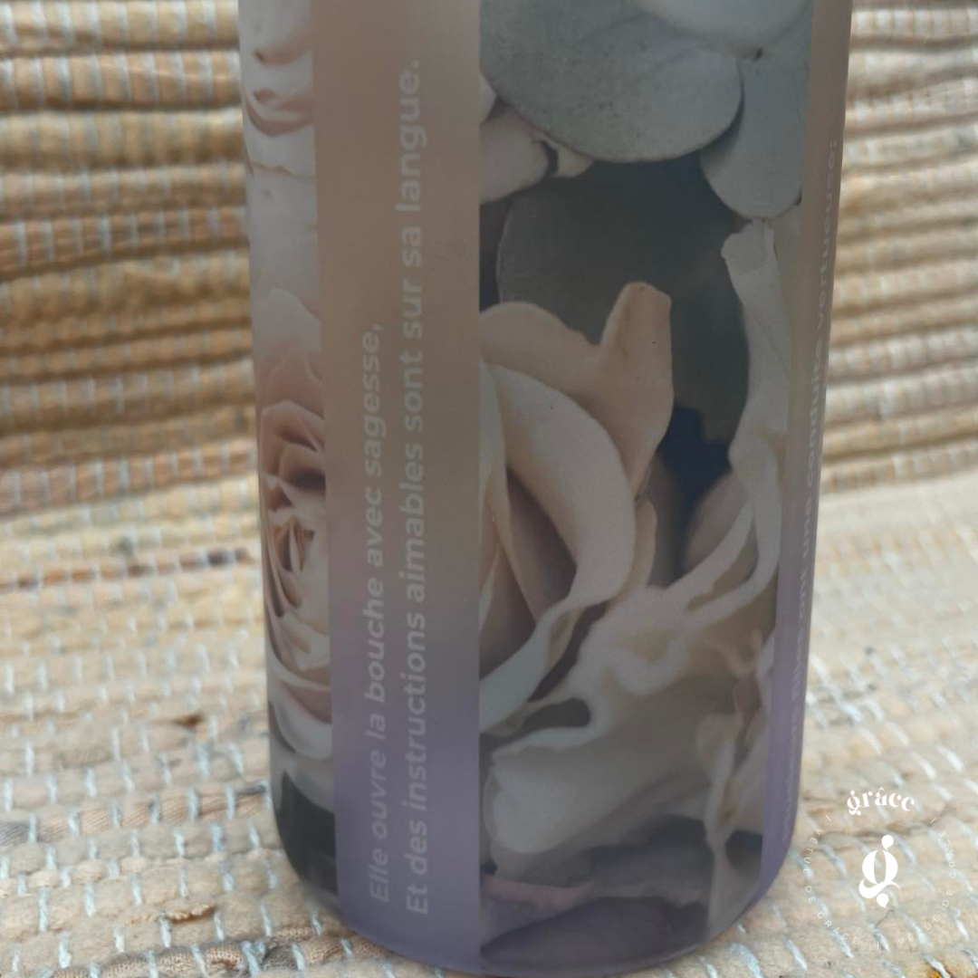 Taza de vidrio esmerilado | Proverbios 31