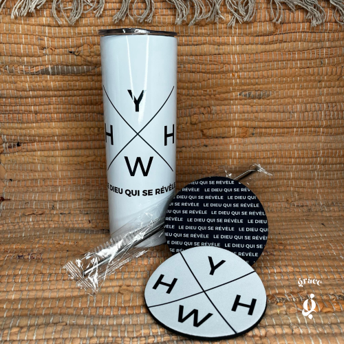 YAHWEH set (tumbler + coaster)