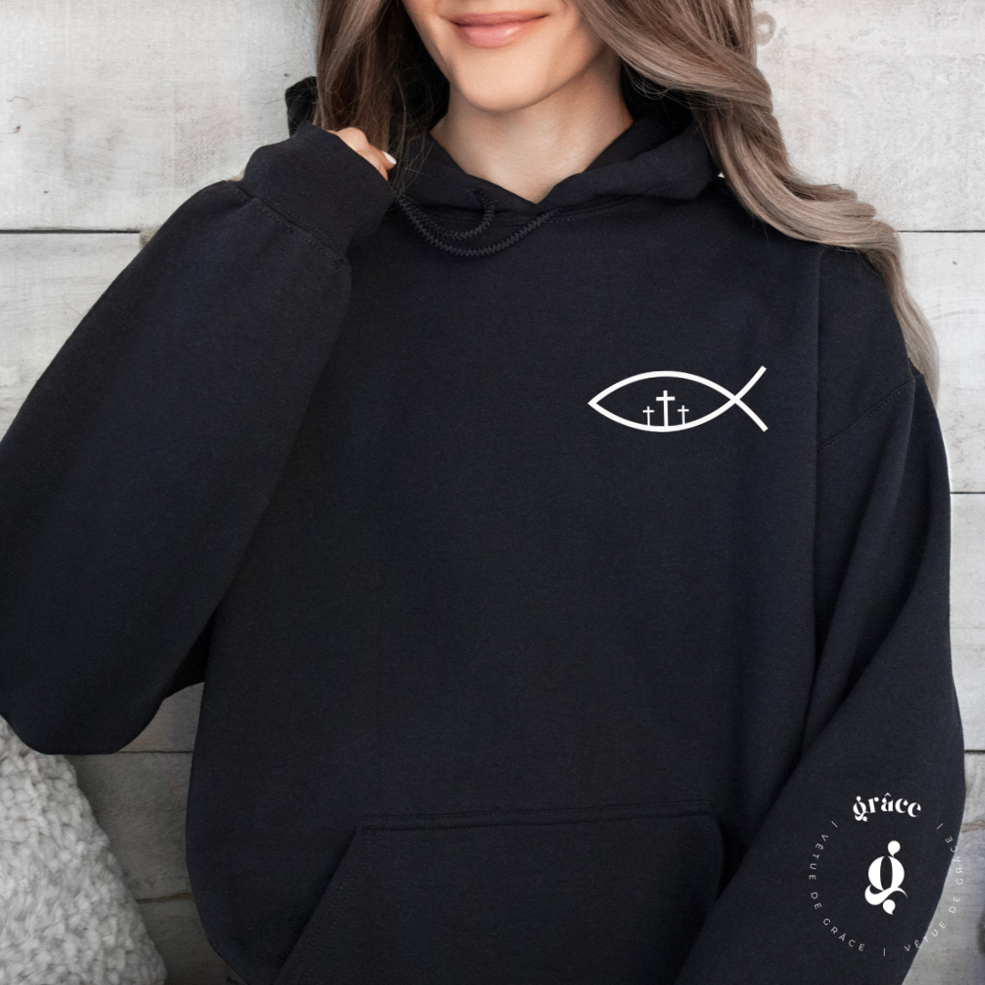 Chandail JOHN 3:16 unisexe hoodie