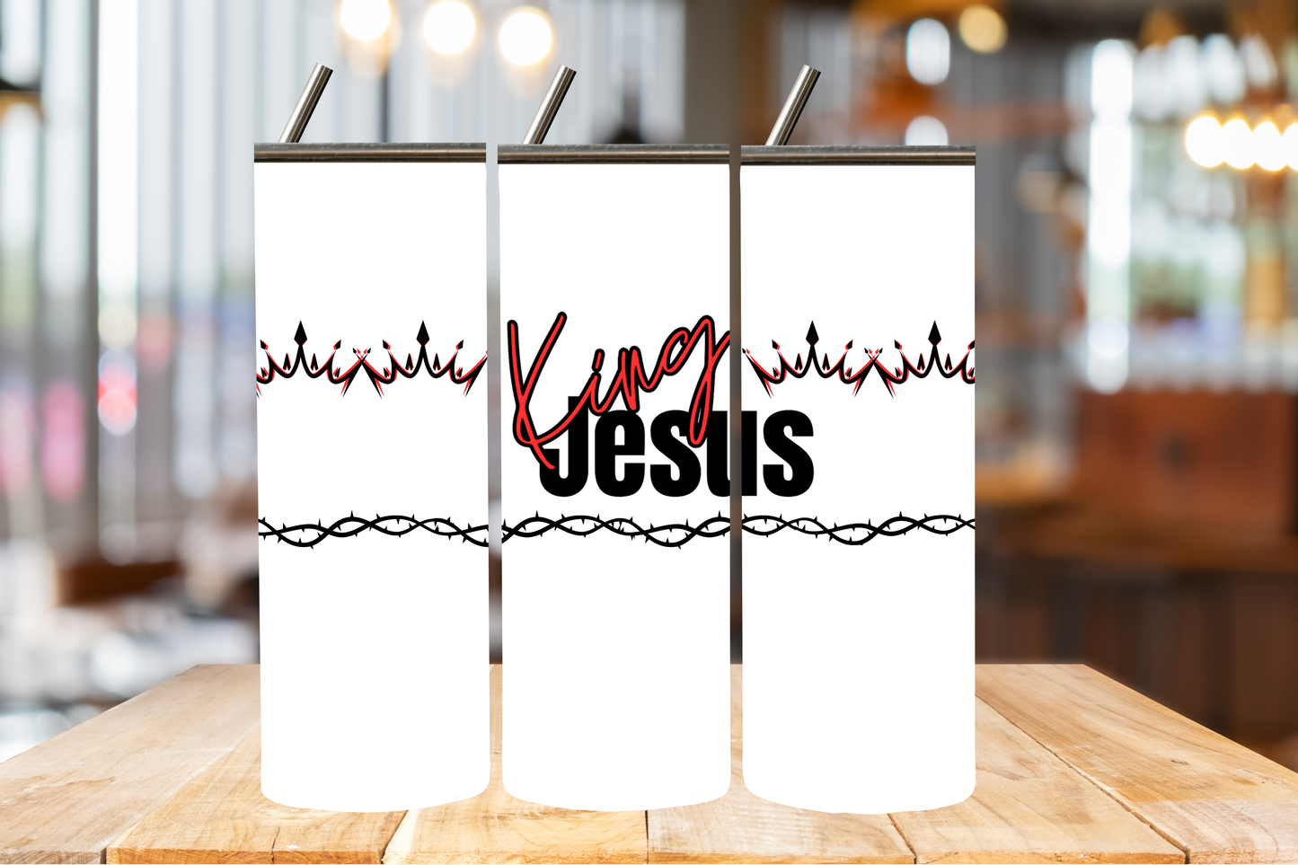 King Jesus Tumbler | Transport cup