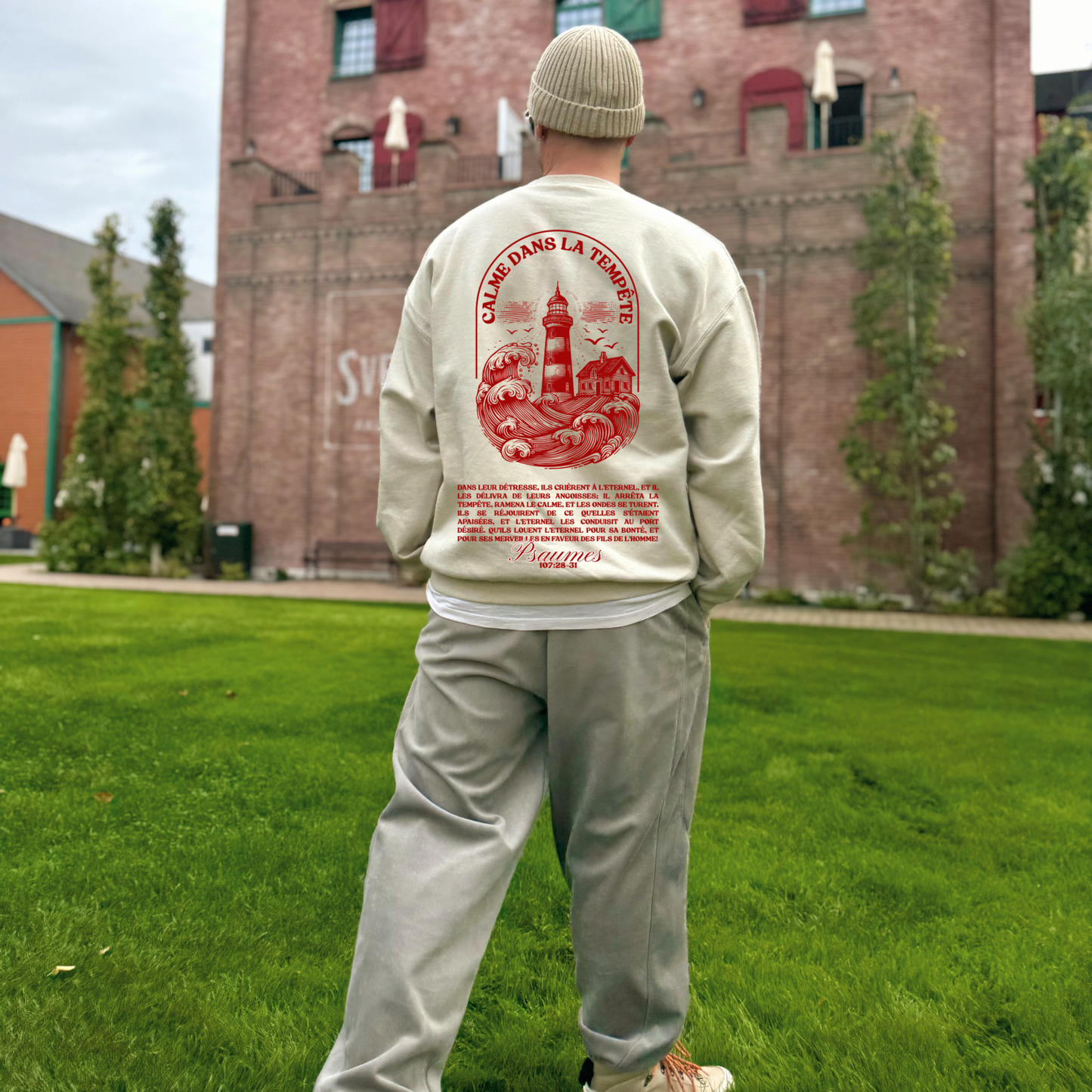 Chandail unisexe - CALME DANS LA TEMPÊTE