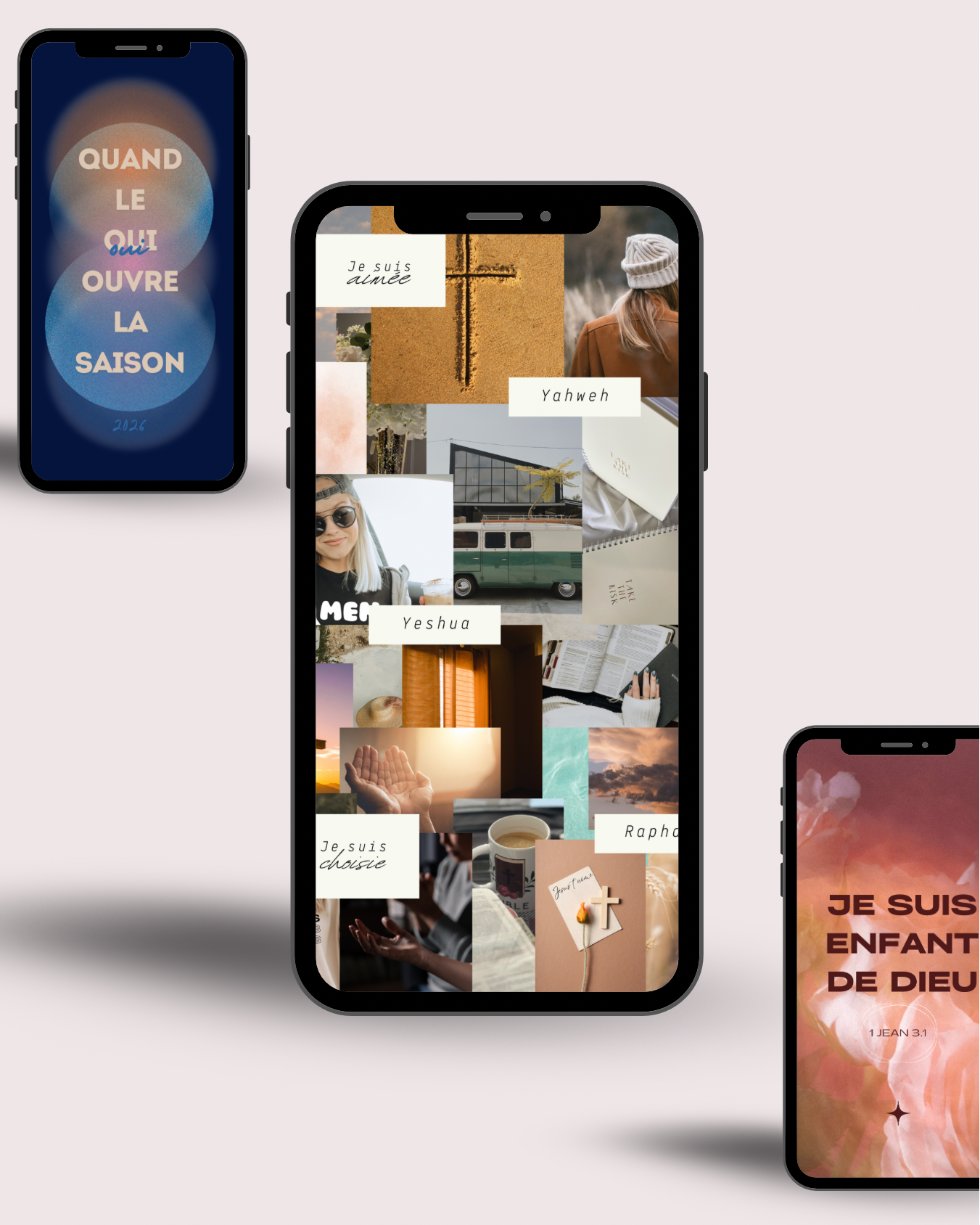 Je suis aimée et choisie - Fond d’écran pour cellulaire