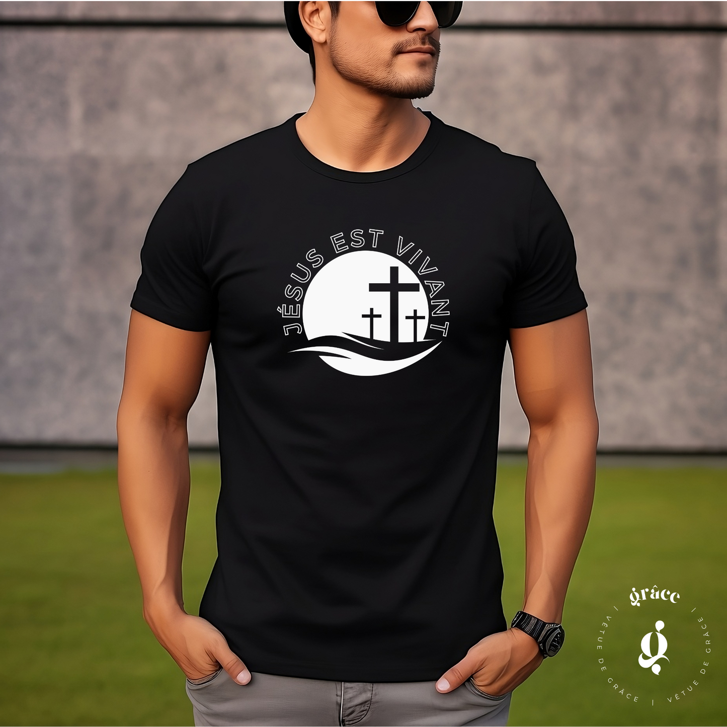 Jesus is alive t-shirt for men