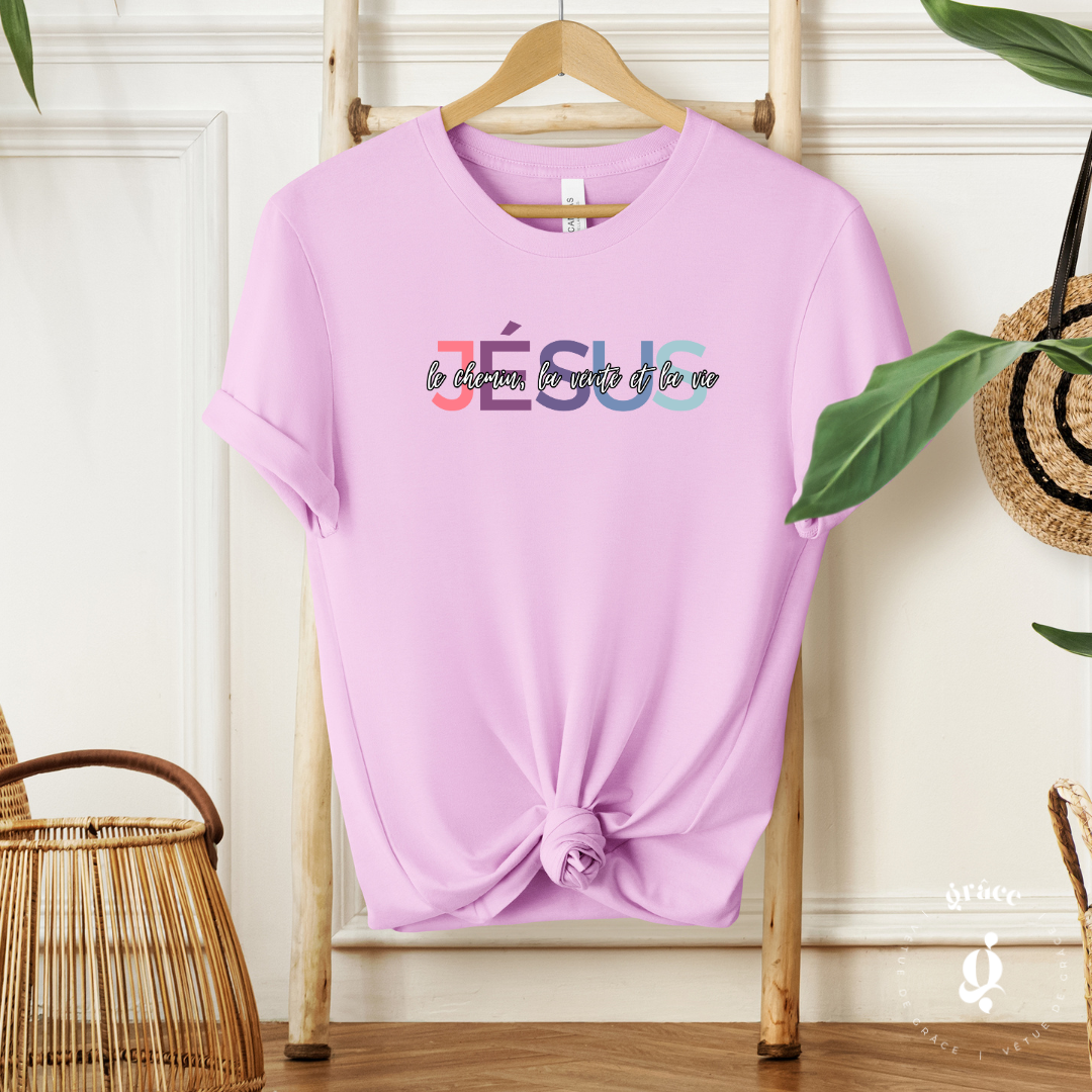 T-shirt Jean 14:6 Jésus le chemin, la vérité et la vie