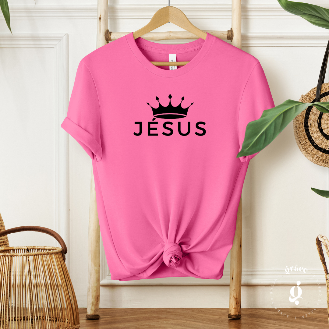 UNISEX crowned Jesus t-shirt