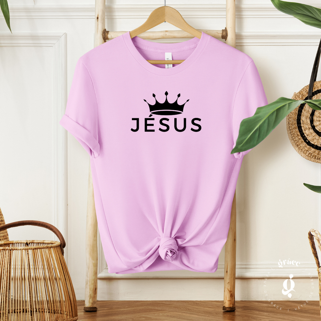 UNISEX crowned Jesus t-shirt