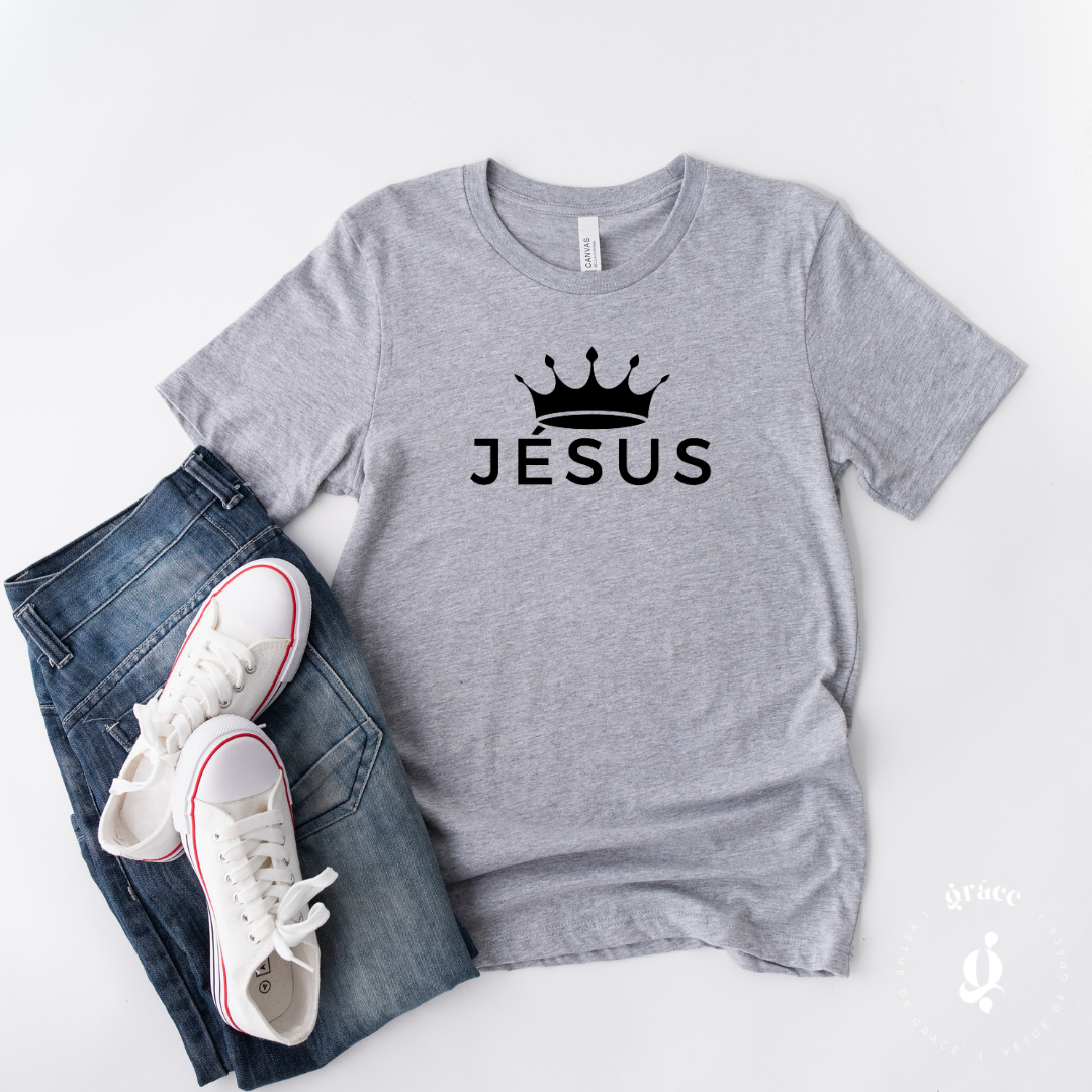 UNISEX crowned Jesus t-shirt