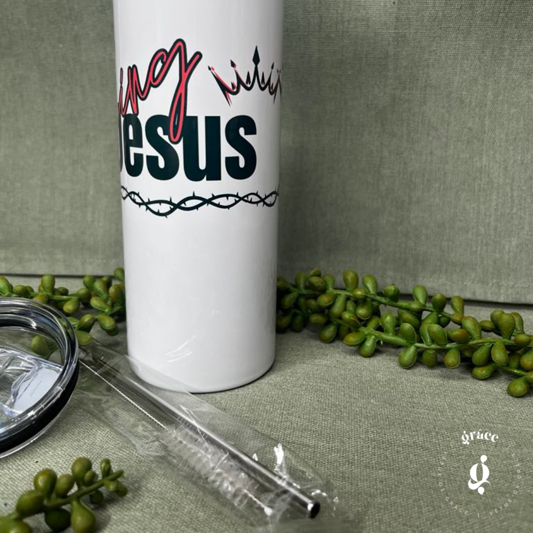 King Jesus Tumbler | Transport cup