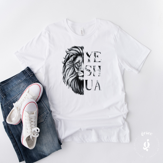 YESHUA black &amp; white t-shirt