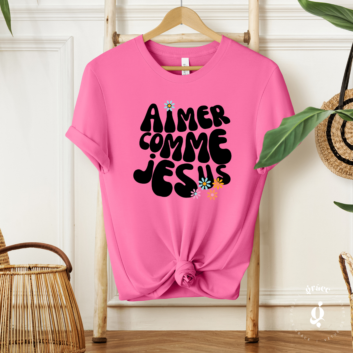 Love Like Jesus T-Shirt (Charity Pink)