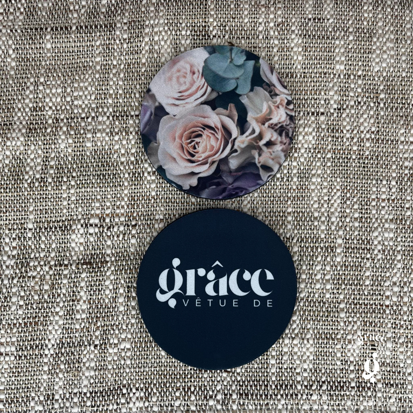 Frosted Glass Mug | Clothed in grace