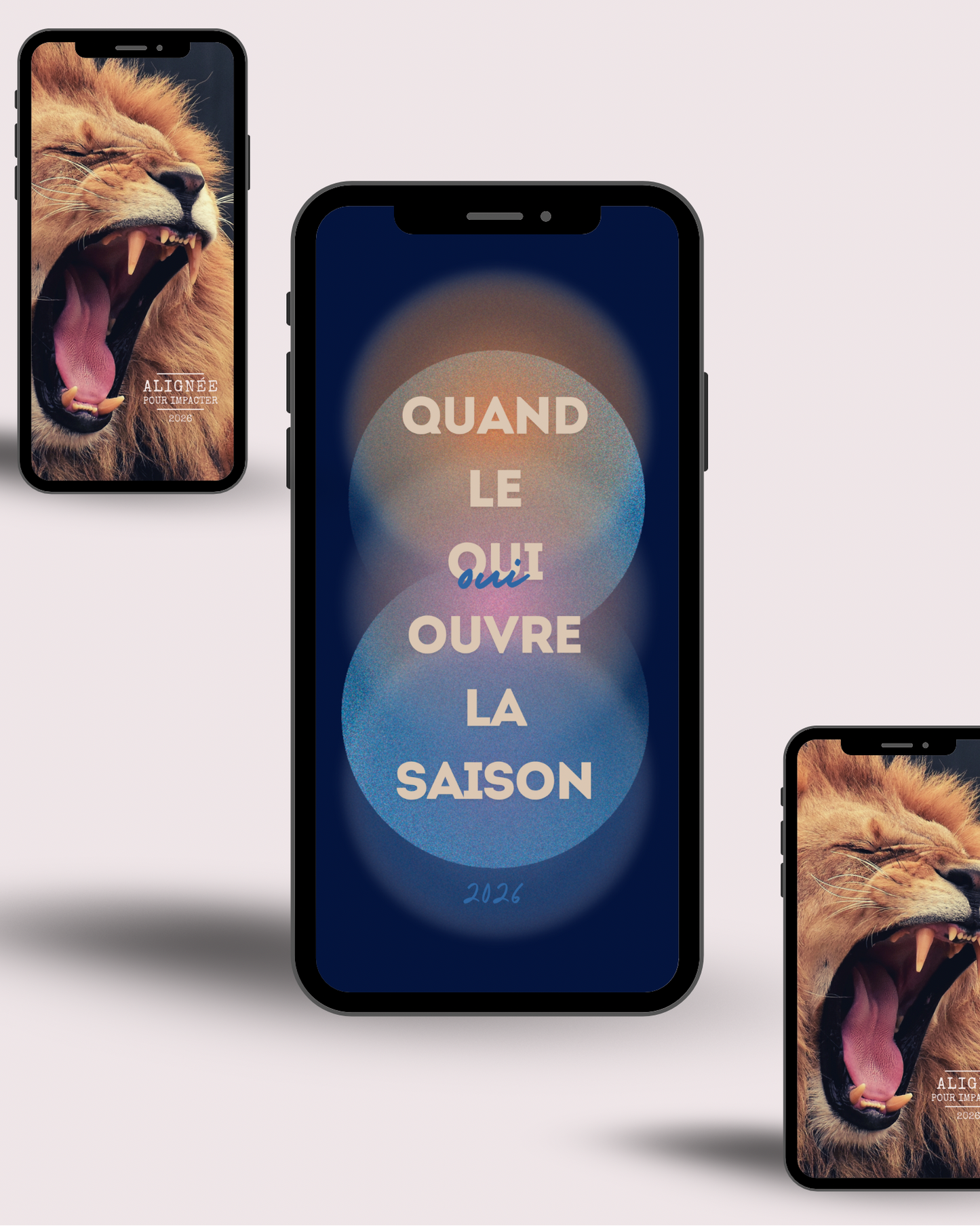 2026 JE DIS OUI - Fond d’écran pour cellulaire